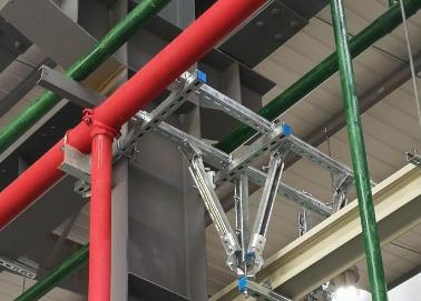 濮阳市该抗震支架的整体式支吊架结构协调性好